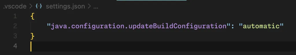 {"java.configuration.updateBuildConfiguration": "automatic"}